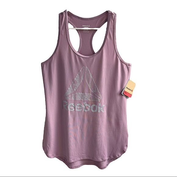 Reebok Legend Singlet Mint Mauv Racerback Workout Tank Top NWT - Picture 10 of 10